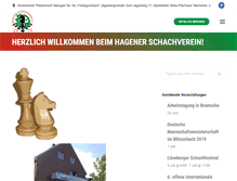 Tablet Screenshot of hagener-schachverein.de